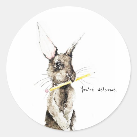 Beste Leraar Ronde Sticker (Voorkant)