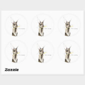 Beste Leraar Ronde Sticker (Vel)