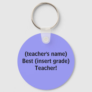 Beste leraar! -sleutelhanger sleutelhanger