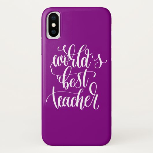Beste leraar ter wereld Case-Mate iPhone case (Achterkant)