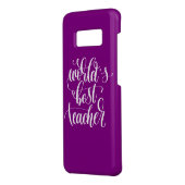 Beste leraar ter wereld Case-Mate samsung galaxy hoesje (Achterkant/links)