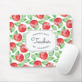 Beste leraar ter wereld | Gepersonaliseerd Apple P Muismat (Met muis)