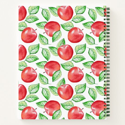 Beste leraar ter wereld | Gepersonaliseerd Apple P Notitieboek (Achterkant)