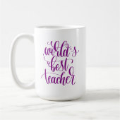 Beste leraar ter wereld koffiemok (Links)