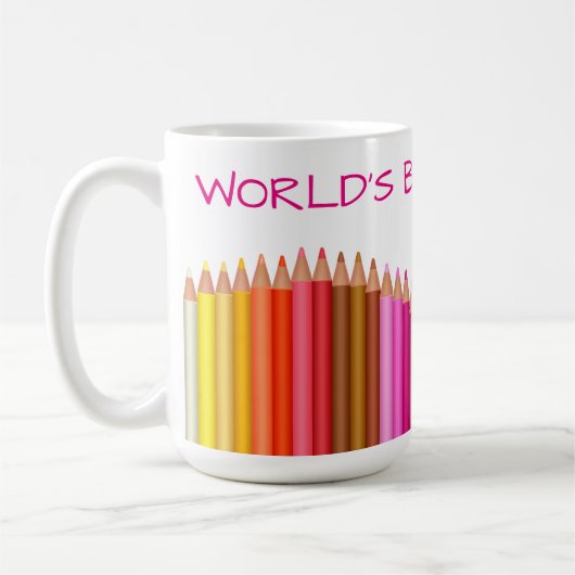 Beste leraar ter wereld koffiemok (Links)