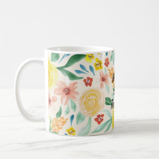 Beste leraar ter wereld koffiemok (Links)