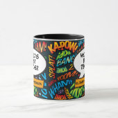 Beste Leraar Ter Wereld Leuk Retro Stripboek Moder Mok (Midden)