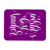 Beste leraar ter wereld magneet (Horizontaal)