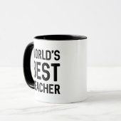 Beste leraar ter wereld mok (Voorkant links)
