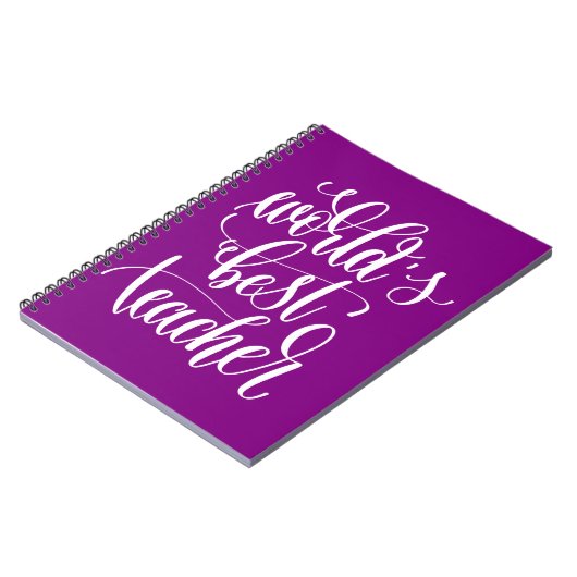 Beste leraar ter wereld notitieboek (Linkerzijde)