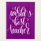 Beste leraar ter wereld planner (Voorkant)