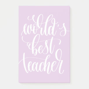 Beste leraar ter wereld post-it® notes