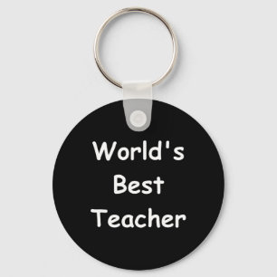 Beste Leraar Ter Wereld Schoolbord Ontwerp Voor Ma Sleutelhanger