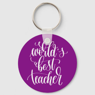 Beste leraar ter wereld sleutelhanger