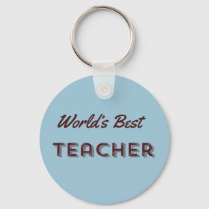 Beste leraar ter wereld sleutelhanger