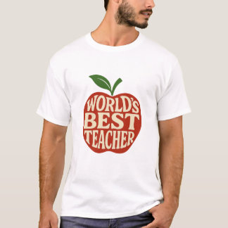 Beste leraar ter wereld t-shirt