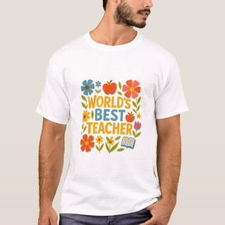 Beste leraar ter wereld t-shirt