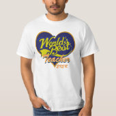 Beste leraar ter wereld t-shirt (Voorkant)