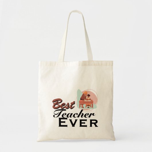 Beste Leraar Tote Bag (Voorkant)
