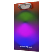 Beste Leraar Voeg Naam Blauw, Paarse, Groen & Sina Klembord (Links)