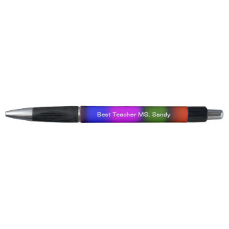 Beste leraar Voeg naam toe blauw, Paarse, groen, S Pen