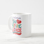 Beste leraar waardering cadeau Mok (Voorkant links)