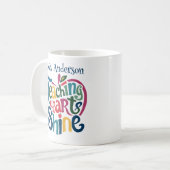 Beste leraar waardering cadeau Mok (Voorkant links)