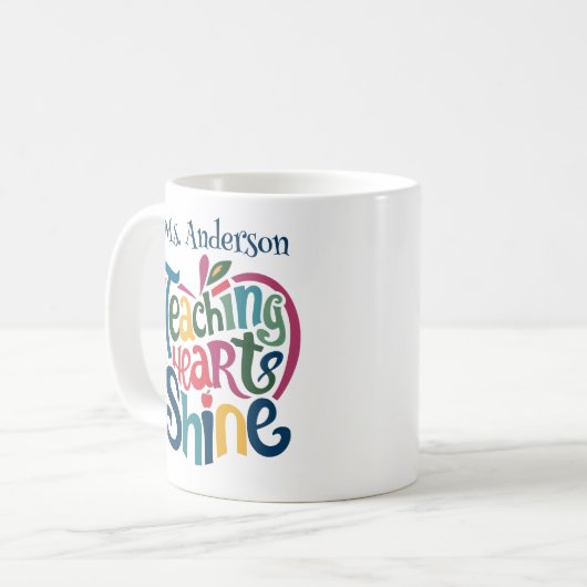 Beste leraar waardering cadeau Mok (Voorkant links)