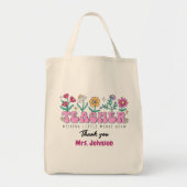 Beste leraar waardering cadeau tote bag (Voorkant)