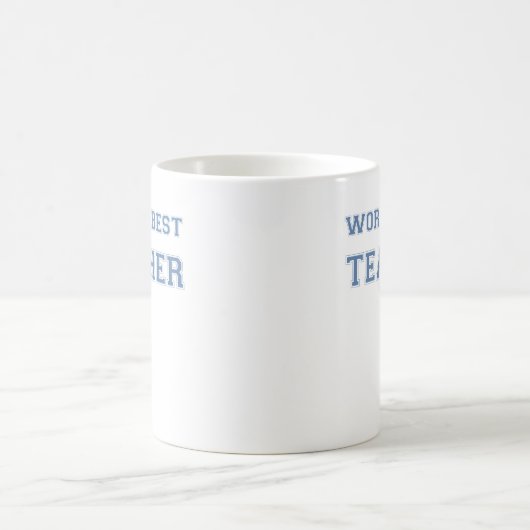 Beste leraar wereldwijd koffiemok (Center)