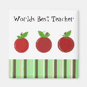 Beste leraar wereldwijd magneet (Voorkant)