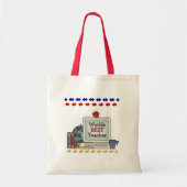 Beste leraar wereldwijd tote bag (Voorkant)
