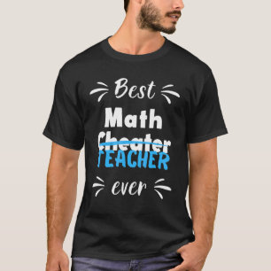 Beste leraar Wiskunde T-shirt