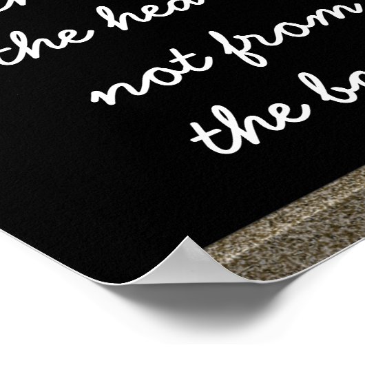 Beste leraren - kunstdrukken poster (Hoek)