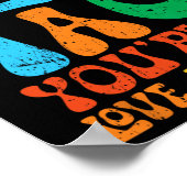 Beste leraren Label U bent het liefste ouders teru Poster (Hoek)