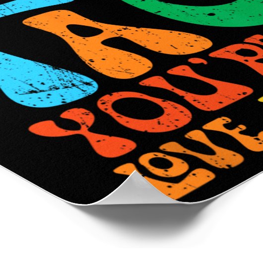 Beste leraren Label U bent het liefste ouders teru Poster (Hoek)