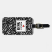 Beste lerarendag van de wereld bagagelabel (Voorkant horizontaal)