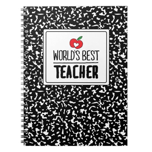 Beste lerarendag van de wereld notitieboek (Voorkant)