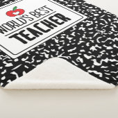 Beste lerarendag van de wereld sherpa deken (3/4)