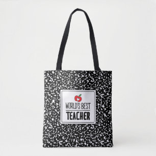 Beste lerarendag van de wereld tote bag