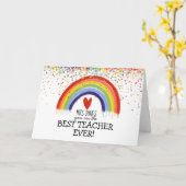 Beste lerarenkaart ooit kaart (Gele Bloem)