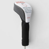 BESTE LEREN, aangepaste monogram bestuurderscover Golfheadcover (Schuin)