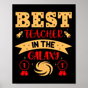 BESTE LERER IN DE GALAXY grappig Poster