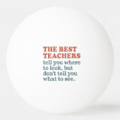 BESTE LERERS aangepast monogram pingpongballen (Achterkant)