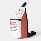 BESTE LERERS, aangepast monogram Sling Bag (Rechterhoek)