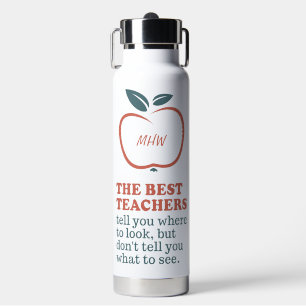 BESTE LERERS, aangepast monogram Waterfles