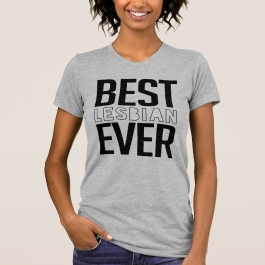 BESTE LESBIEN Ooit T-shirt (Voorkant)