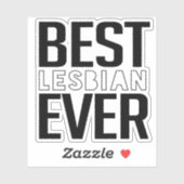 Beste-lesbienne-ooit Sticker (Vel)