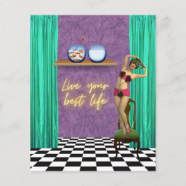 Beste Leven Funky Vintage Kitsch Schrootboek Papie