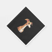 Beste leven met Arabische Greyhound T-Shi met lang Servet (Hoek)